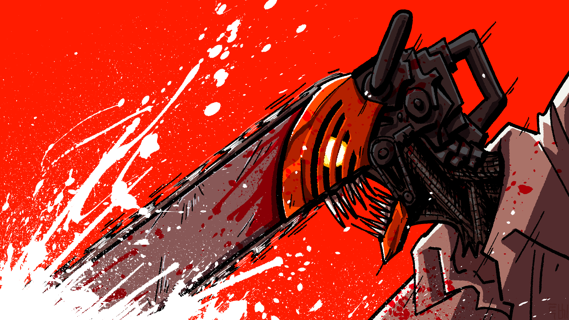 Chainsaw Man Denji HD Anime Wallpaper Blast By TobeyMaru 1920x1080 