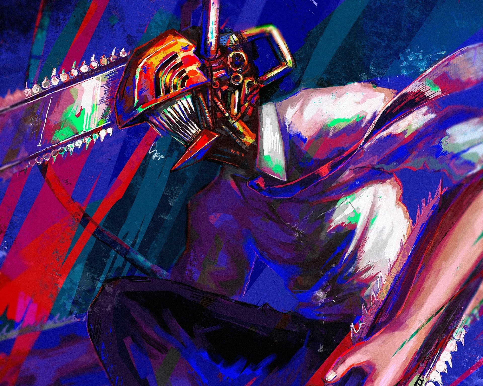 Denji HD Chainsaw Man Wallpaper by sasa