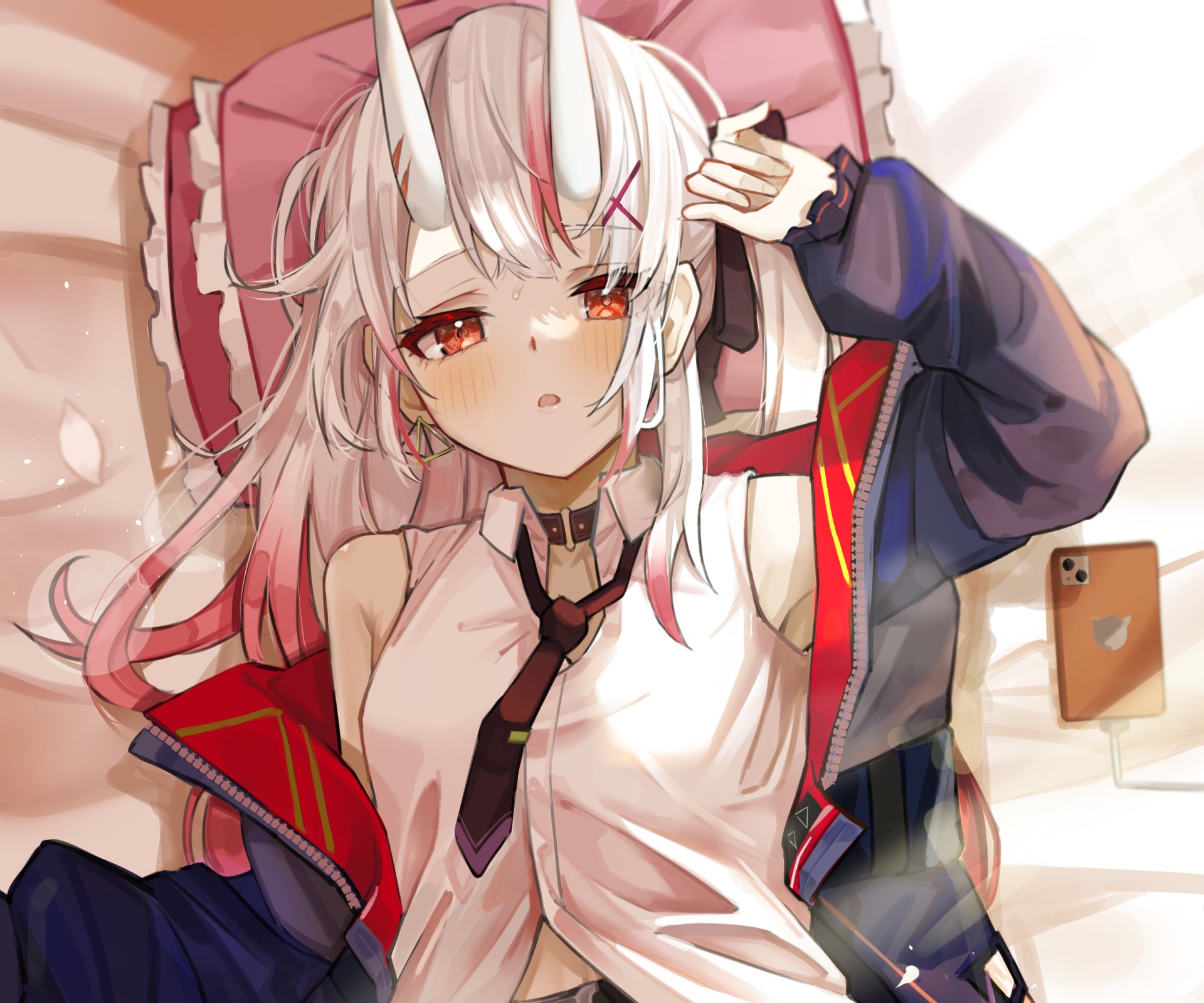 Download Hololive Nakiri Ayame Anime Virtual Youtuber HD Wallpaper by Nappi0110