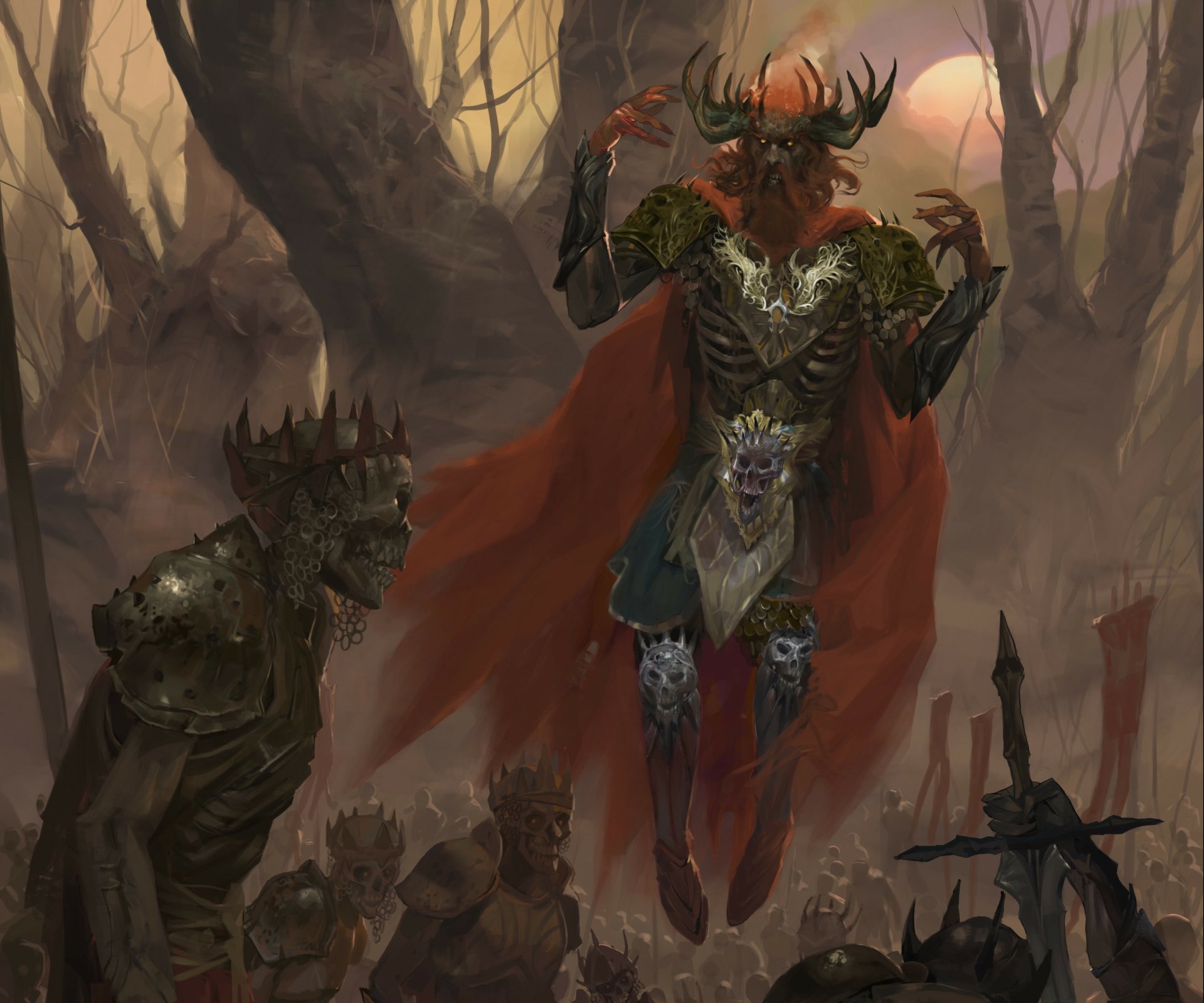 Download Undead Dark Sorcerer HD Wallpaper by Hassan Tabrizi