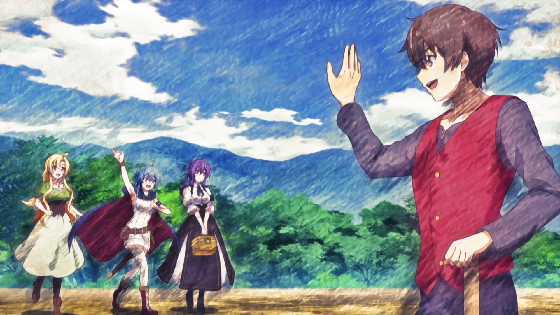 Download Fal Ys Meigis Ruri (I've Somehow Gotten Stronger When I Improved My Farm-Related Skills) Helen Lean Al Wayne Anime I've Somehow Gotten Stronger When I Improved My Farm-Related Skills HD Wallpaper