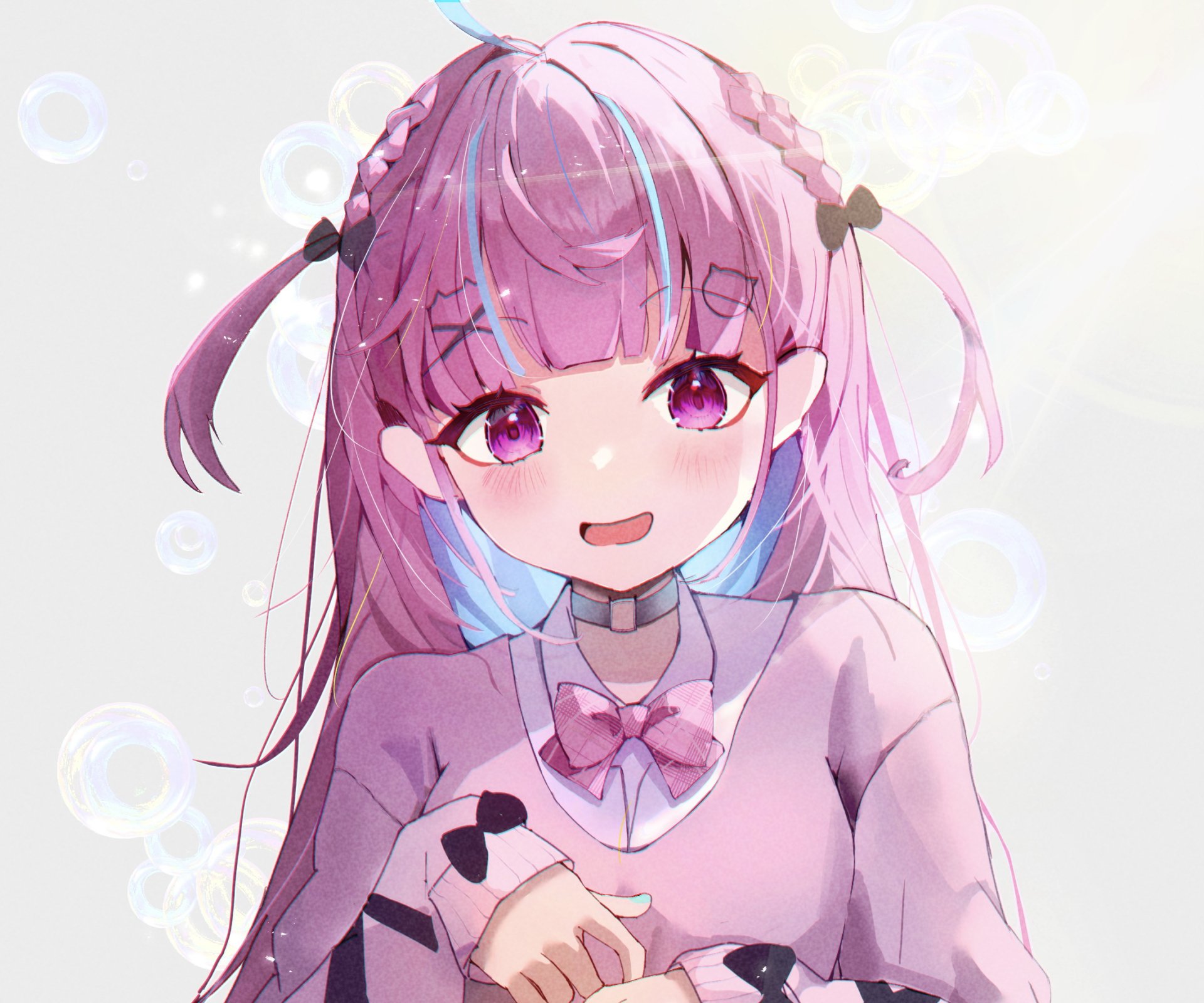 Download Hololive Minato Aqua Anime Virtual Youtuber HD Wallpaper