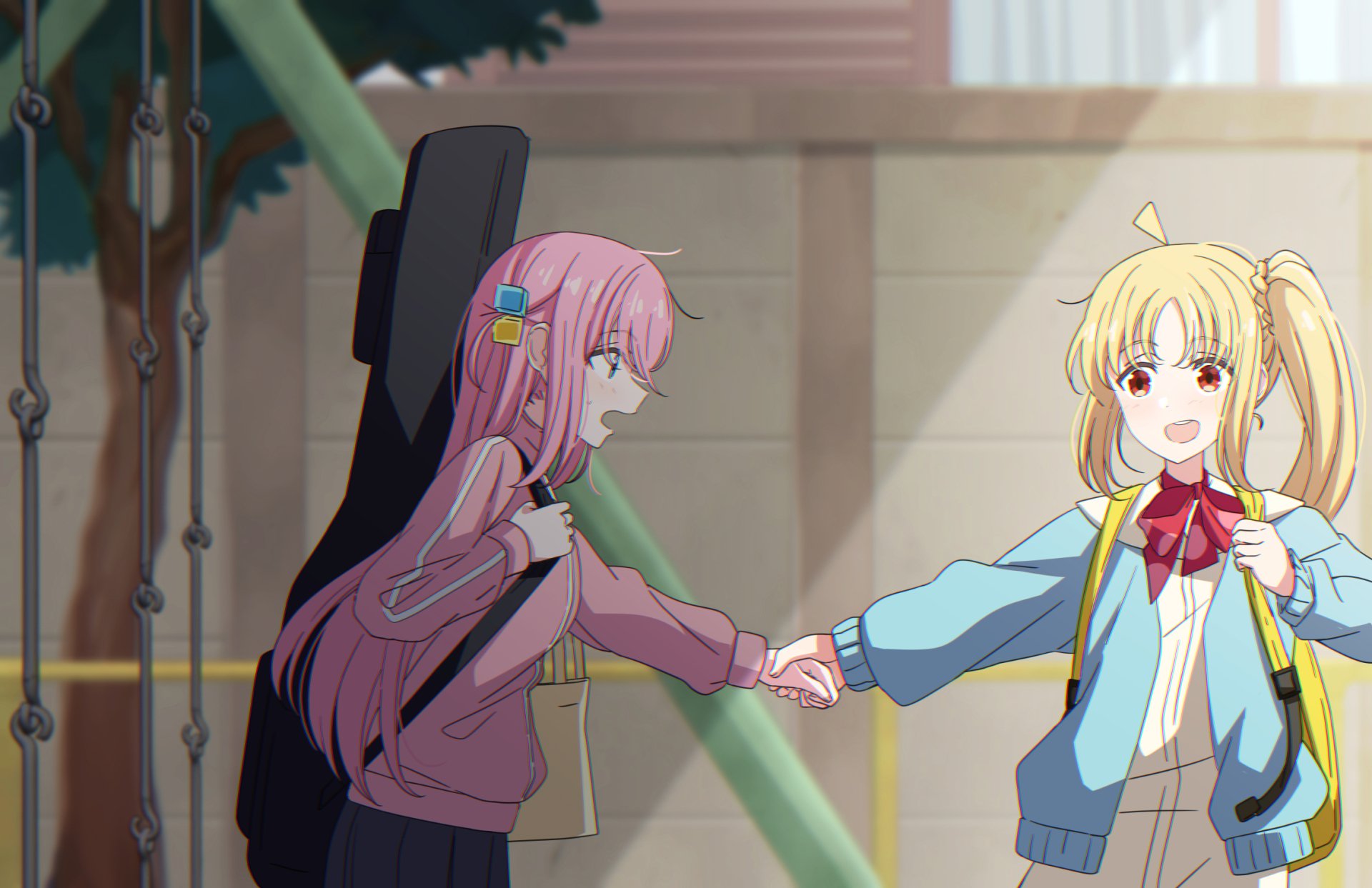 Download Nijika Ijichi Hitori Gotou Anime Bocchi The Rock! HD Wallpaper by アリモン