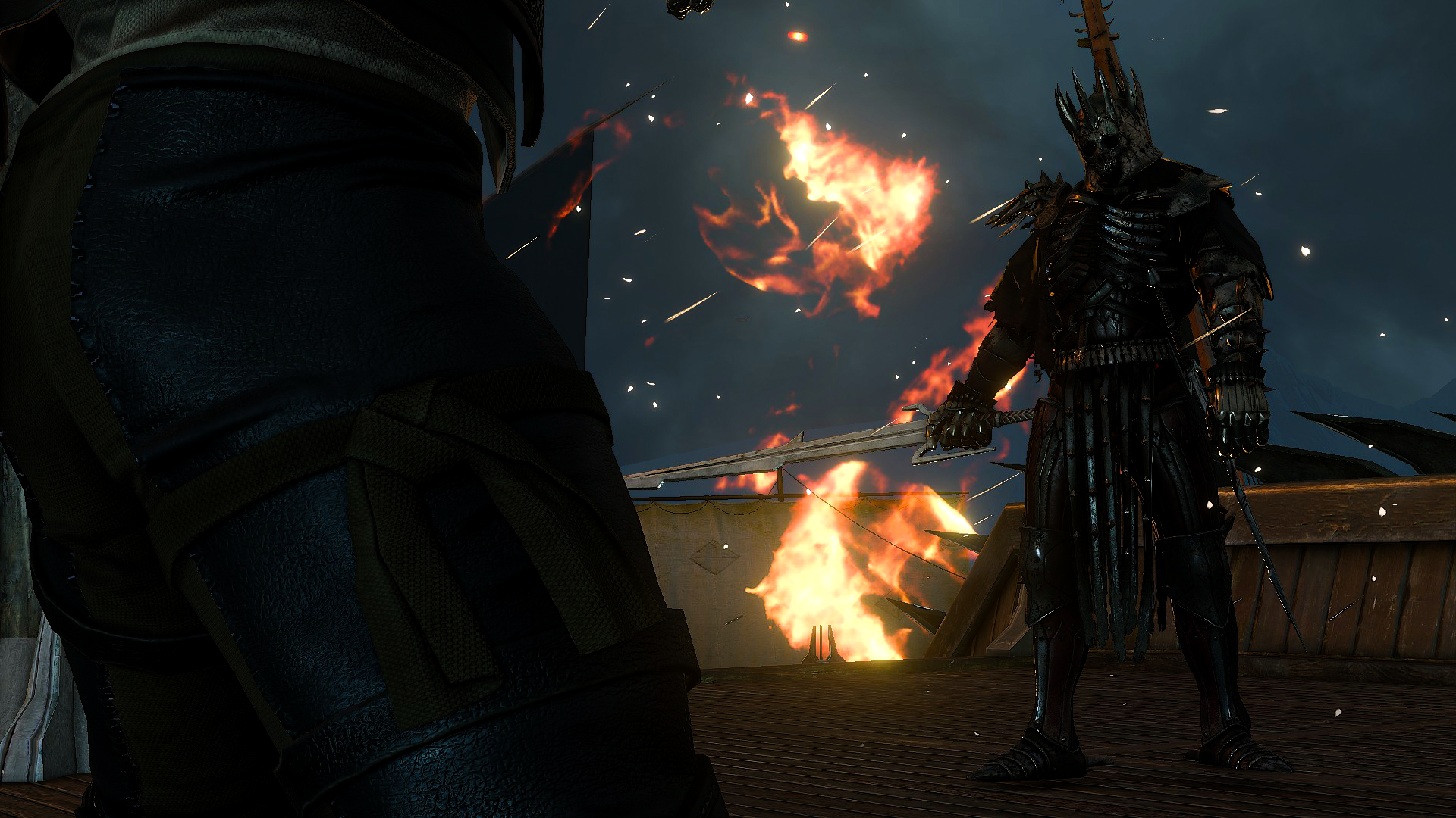 The Witcher 3 Geralt Fighting Eredin by kinqbert