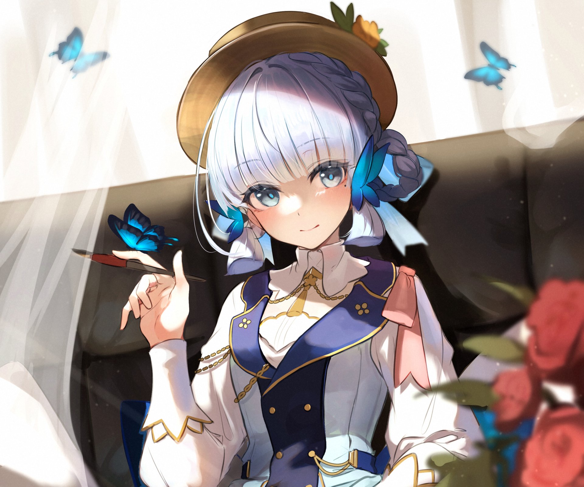 Download Kamisato Ayaka (Genshin Impact) Video Game Genshin Impact HD Wallpaper by Lumo_1121