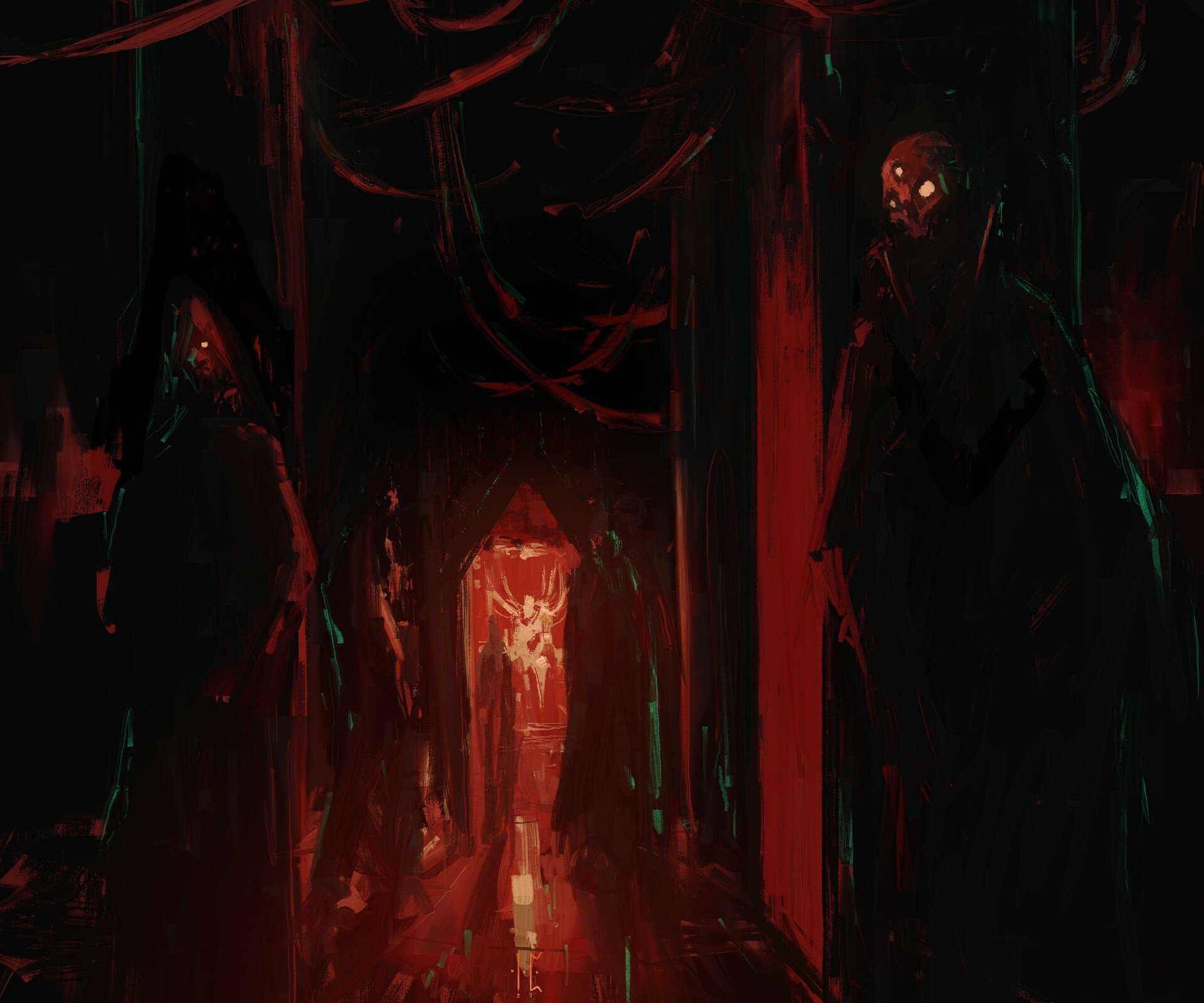 Download Dark Creature HD Wallpaper by Ilya Popov