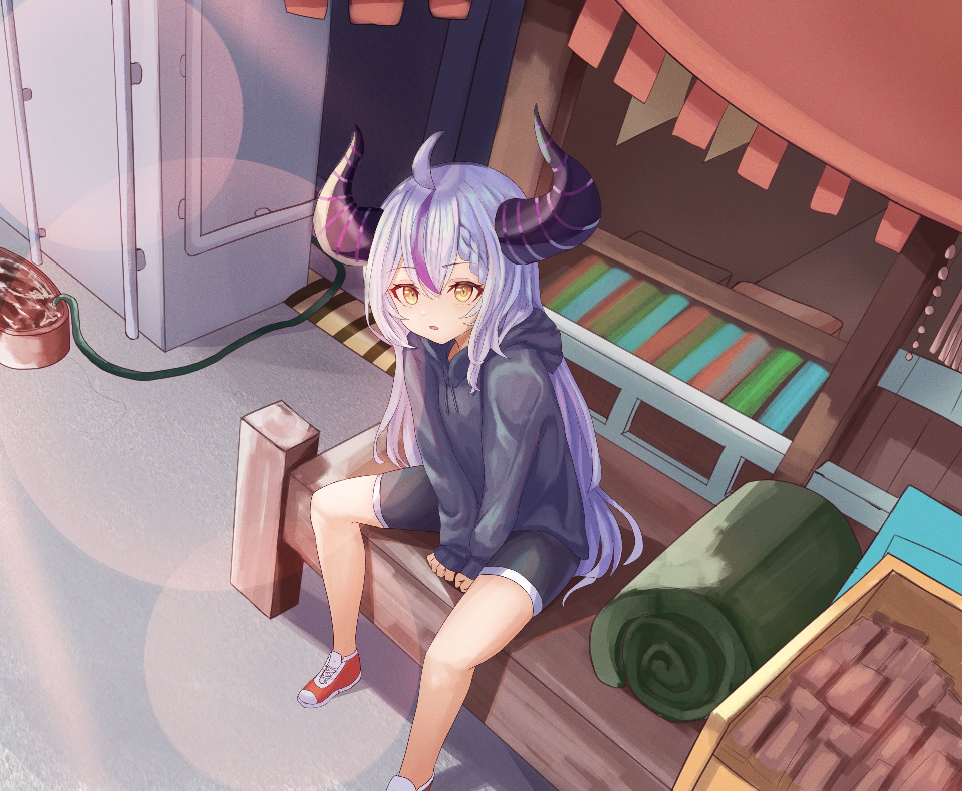 Download La+ Darknesss (Virtual Youtuber) Hololive Anime Virtual Youtuber 4k Ultra HD Wallpaper by Postic a