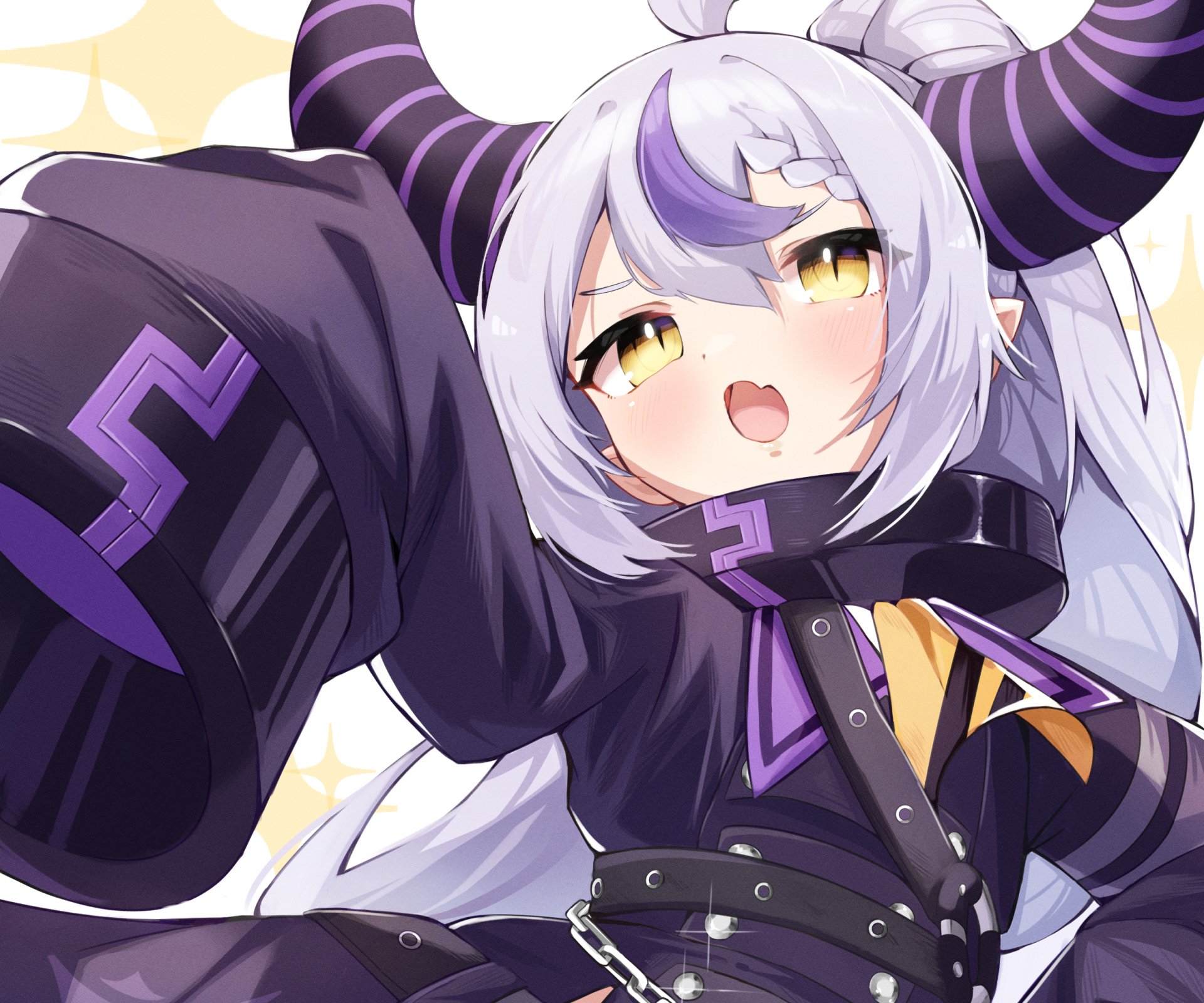 Download Hololive La+ Darknesss (Virtual Youtuber) Anime Virtual Youtuber HD Wallpaper