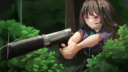 Takina Inoue Anime Lycoris Recoil HD Desktop Wallpaper | Background Image
