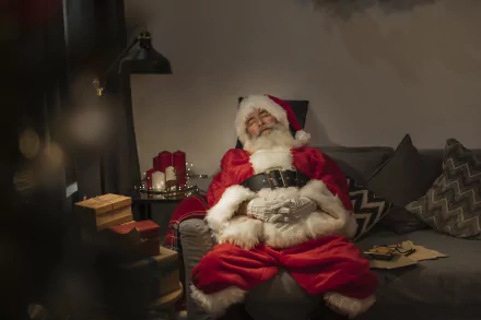Santa holiday Christmas HD Desktop Wallpaper | Background Image