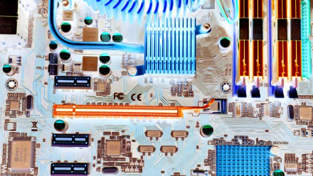  Colorful Artistic Old Motherboard