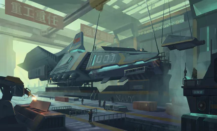 Sci Fi spaceship HD Desktop Wallpaper | Background Image