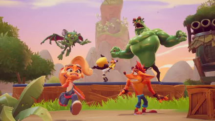 video game Crash Team Rumble HD Desktop Wallpaper | Background Image
