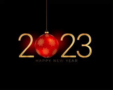 holiday New Year 2023 HD Desktop Wallpaper | Background Image