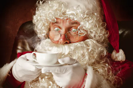 Santa holiday Christmas HD Desktop Wallpaper | Background Image