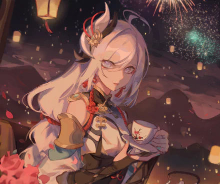  Shenhe - Genshin Impact by ZeroTabi