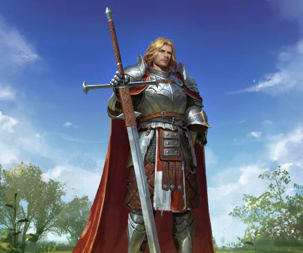 fantasy knight broadsword HD Desktop Wallpaper | Background Image