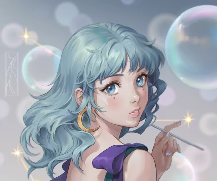 Anime girl anime girl HD Desktop Wallpaper | Background Image