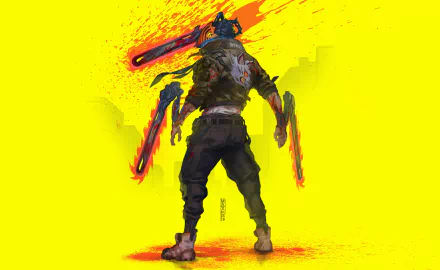  Chainsaw Man X Cyberpunk by Max Davenport