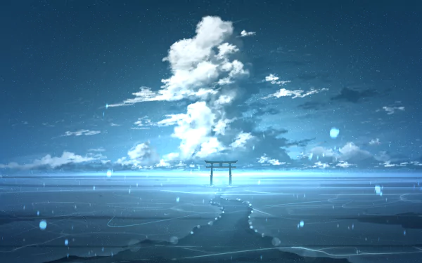 torii Anime landscape anime landscape HD Desktop Wallpaper | Background Image