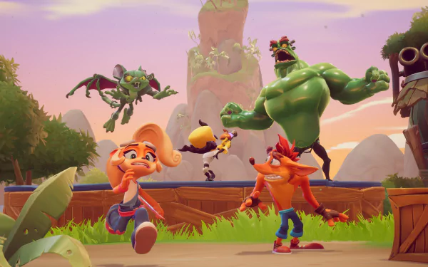 video game Crash Team Rumble HD Desktop Wallpaper | Background Image