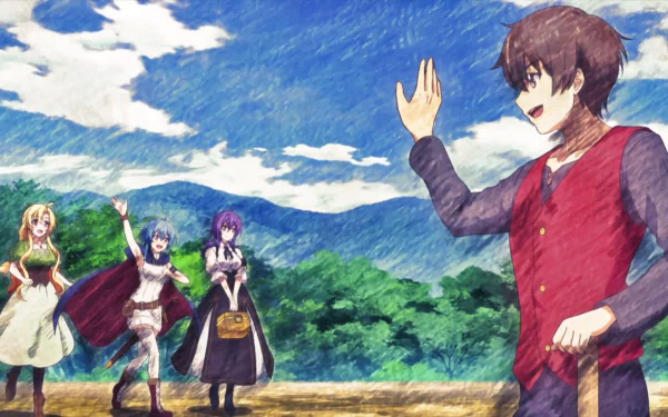 Fal Ys Meigis Ruri (I've Somehow Gotten Stronger When I Improved My Farm-Related Skills) Helen Lean Al Wayne Anime I've Somehow Gotten Stronger When I Improved My Farm-Related Skills HD Desktop Wallpaper | Background Image