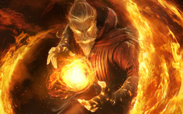 fantasy wizard HD Desktop Wallpaper | Background Image