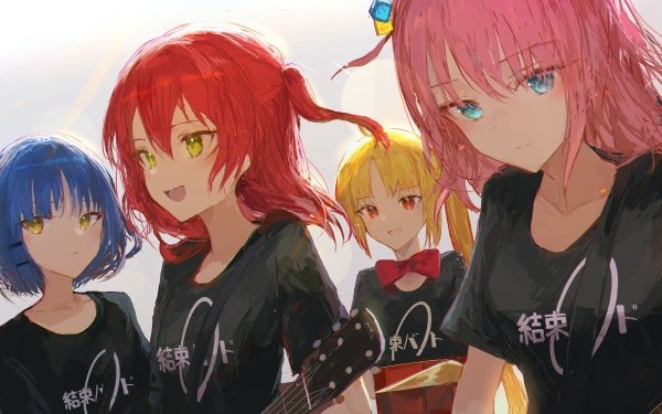Anime Bocchi the Rock Ryou Yamada Ikuyo Kita Nijika Ijichi Hitori Gotou HD Wallpaper | Background Image