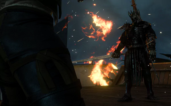  The Witcher 3 Geralt Fighting Eredin