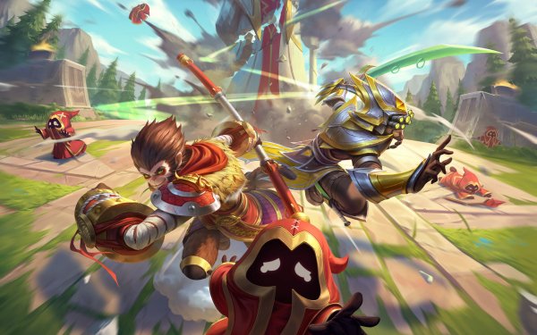Video Game League of Legends: Wild Rift Wukong Master Yi HD Wallpaper | Background Image