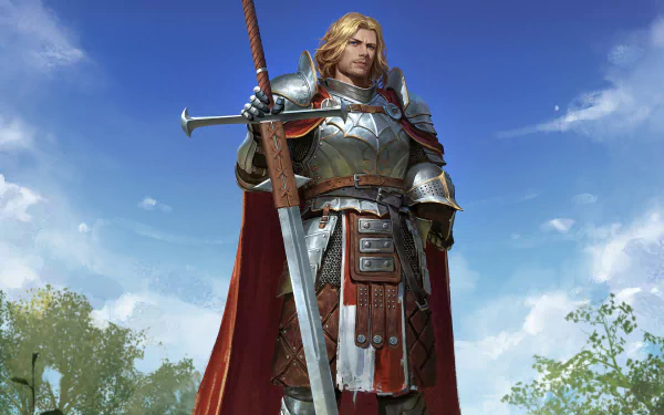 fantasy knight broadsword HD Desktop Wallpaper | Background Image