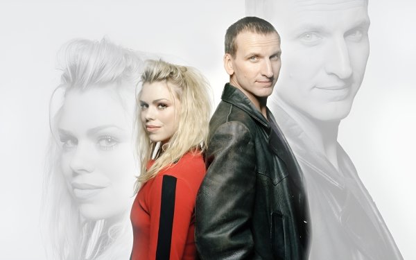TV Show Doctor Who Christopher Eccleston Rose Tyler Billie Piper The 9Th Doctor White HD Wallpaper | Background Image