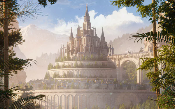 fantasy city HD Desktop Wallpaper | Background Image