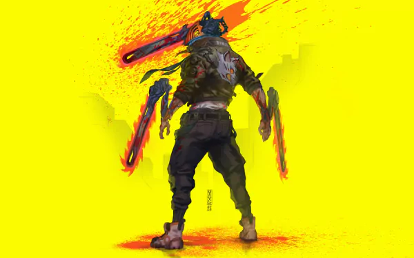  Chainsaw Man X Cyberpunk by Max Davenport