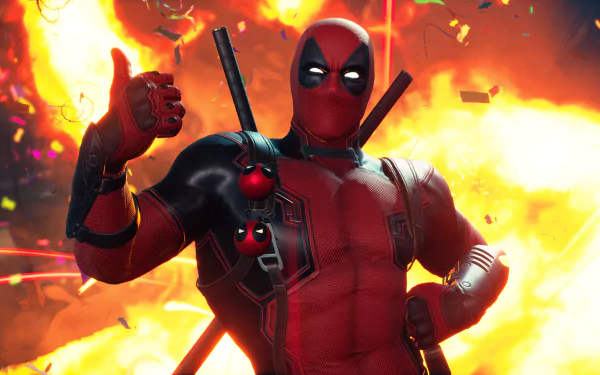 Deadpool video game Marvel's Midnight Suns HD Desktop Wallpaper | Background Image