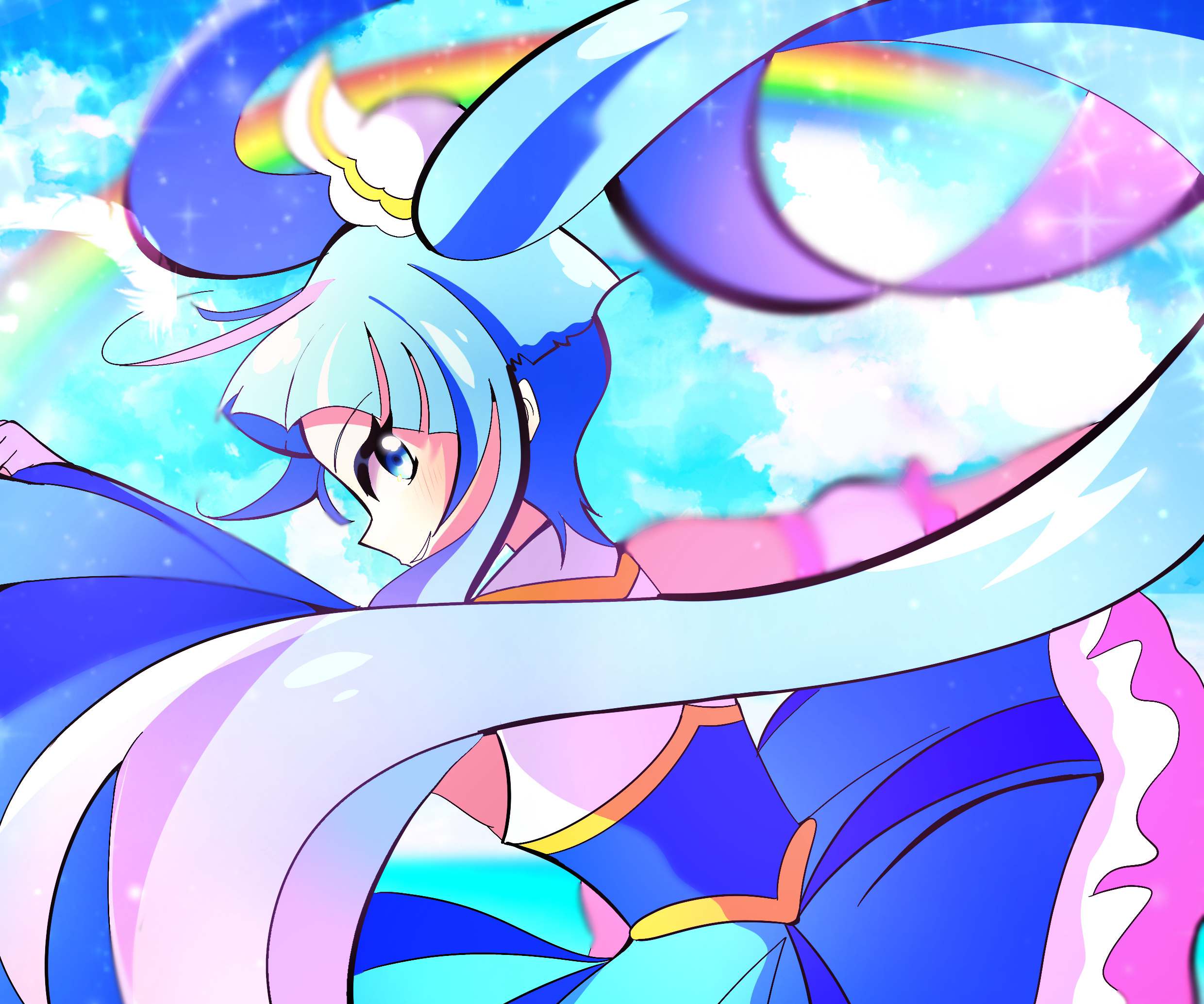 Anime Hirogaru Sky! Pretty Cure HD Wallpaper by umi chu