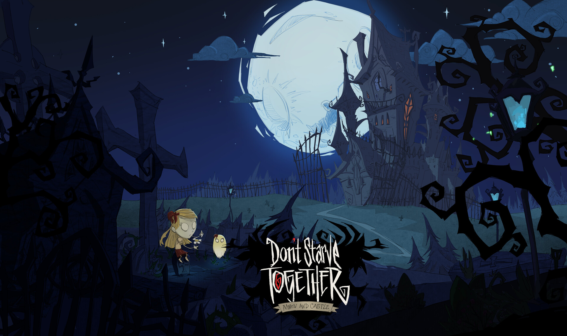Don't Starve - Moon and Castle by Xue Kai