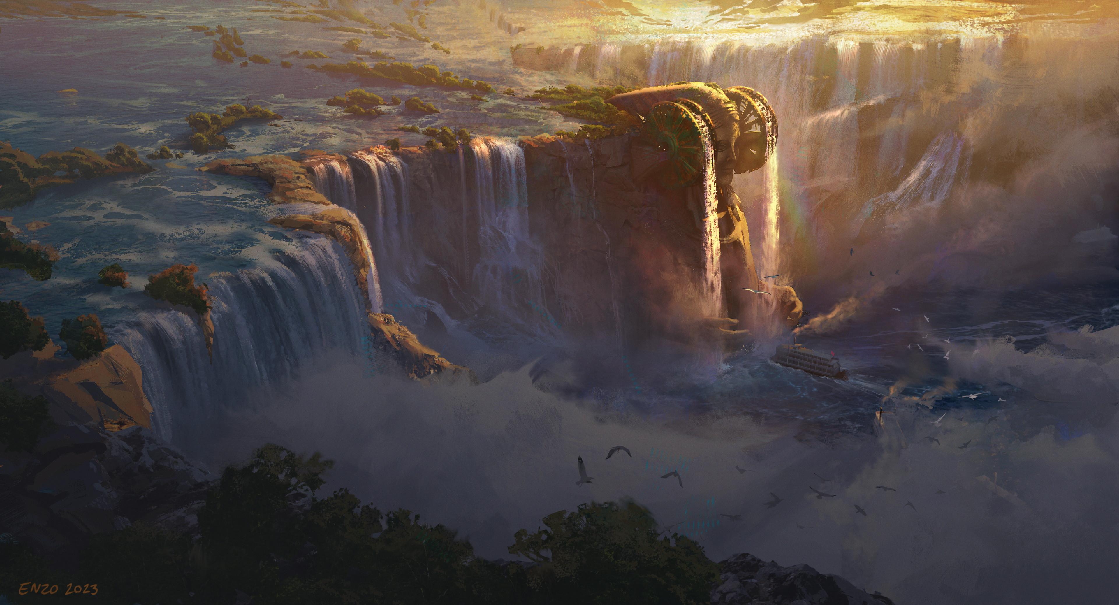 Lady of Elche Falls by Enzo Minarro