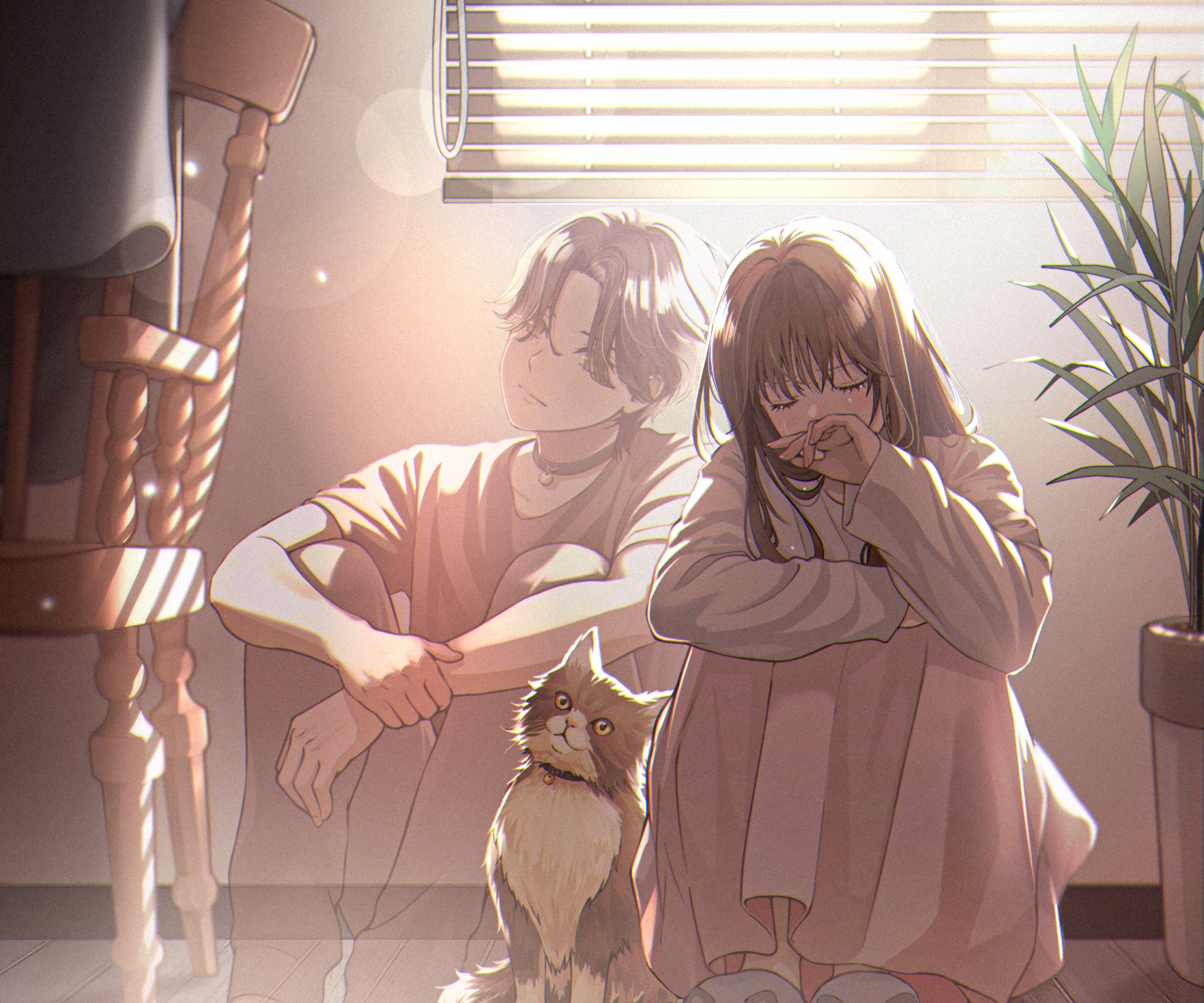 Download Anime Couple Anime Couple HD Wallpaper by MacaronK, image size:1920x1600