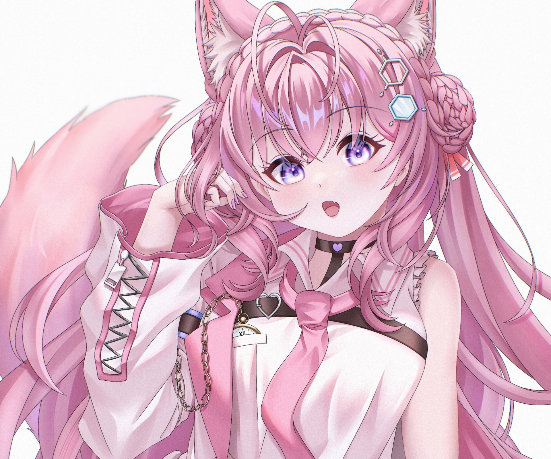 Download Hololive Hakui Koyori Anime Virtual Youtuber HD Wallpaper by 89式