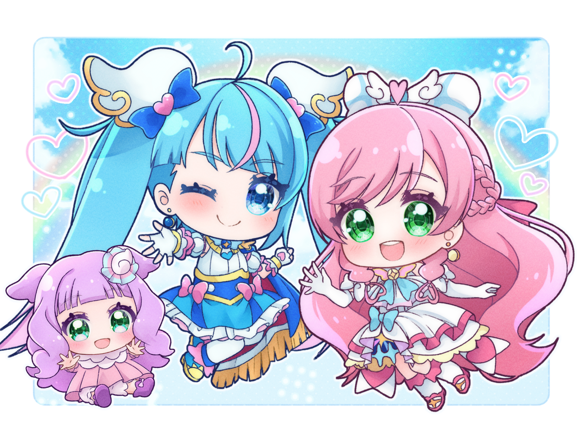 Download Sora Harewataru Nijigaoka Mashiro Anime Hirogaru Sky! Pretty Cure HD Wallpaper by umi chu