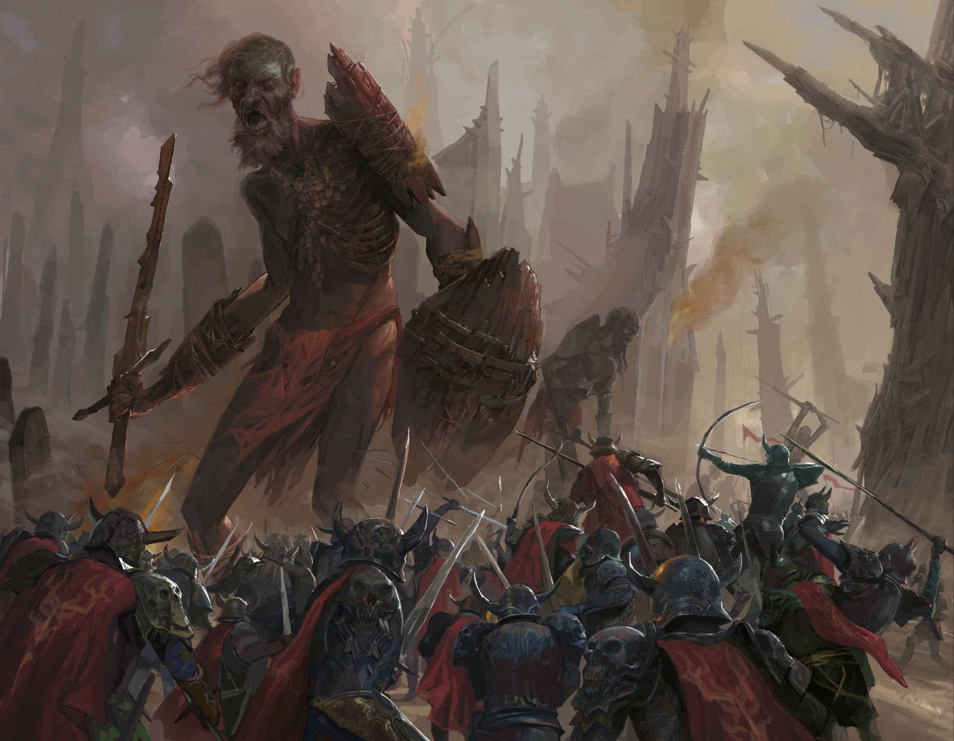 Download Fantasy Giant 4k Ultra HD Wallpaper by Hassan Tabrizi