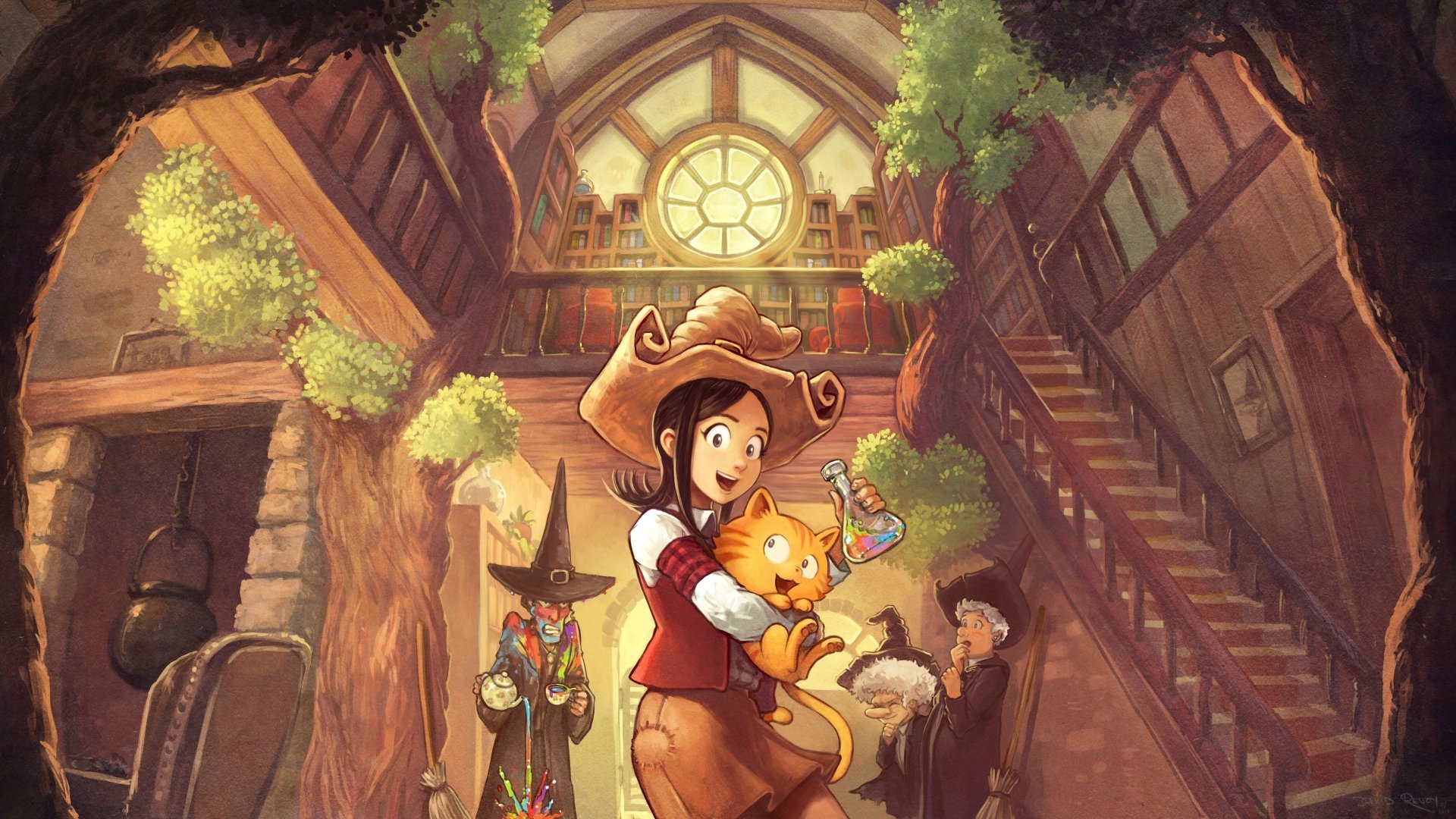 Download Fantasy Witch 4k Ultra HD Wallpaper