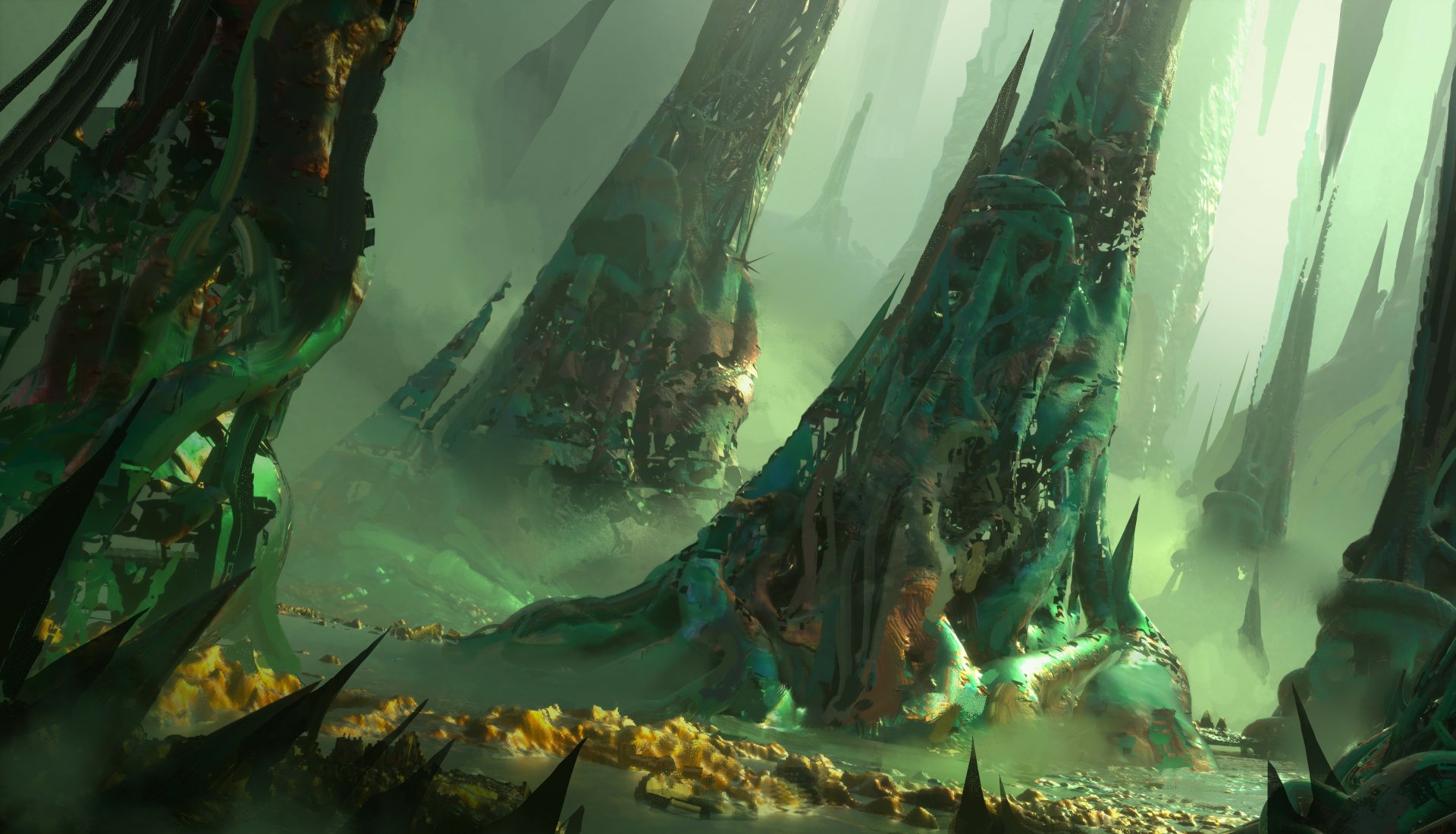 Download Man Made Magic: The Gathering 4k Ultra HD Wallpaper by Leon Tukker