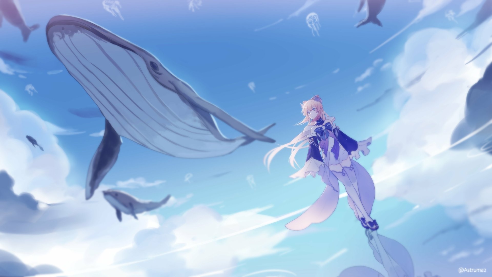 Download Sangonomiya Kokomi Video Game Genshin Impact 4k Ultra HD Wallpaper by Astruma