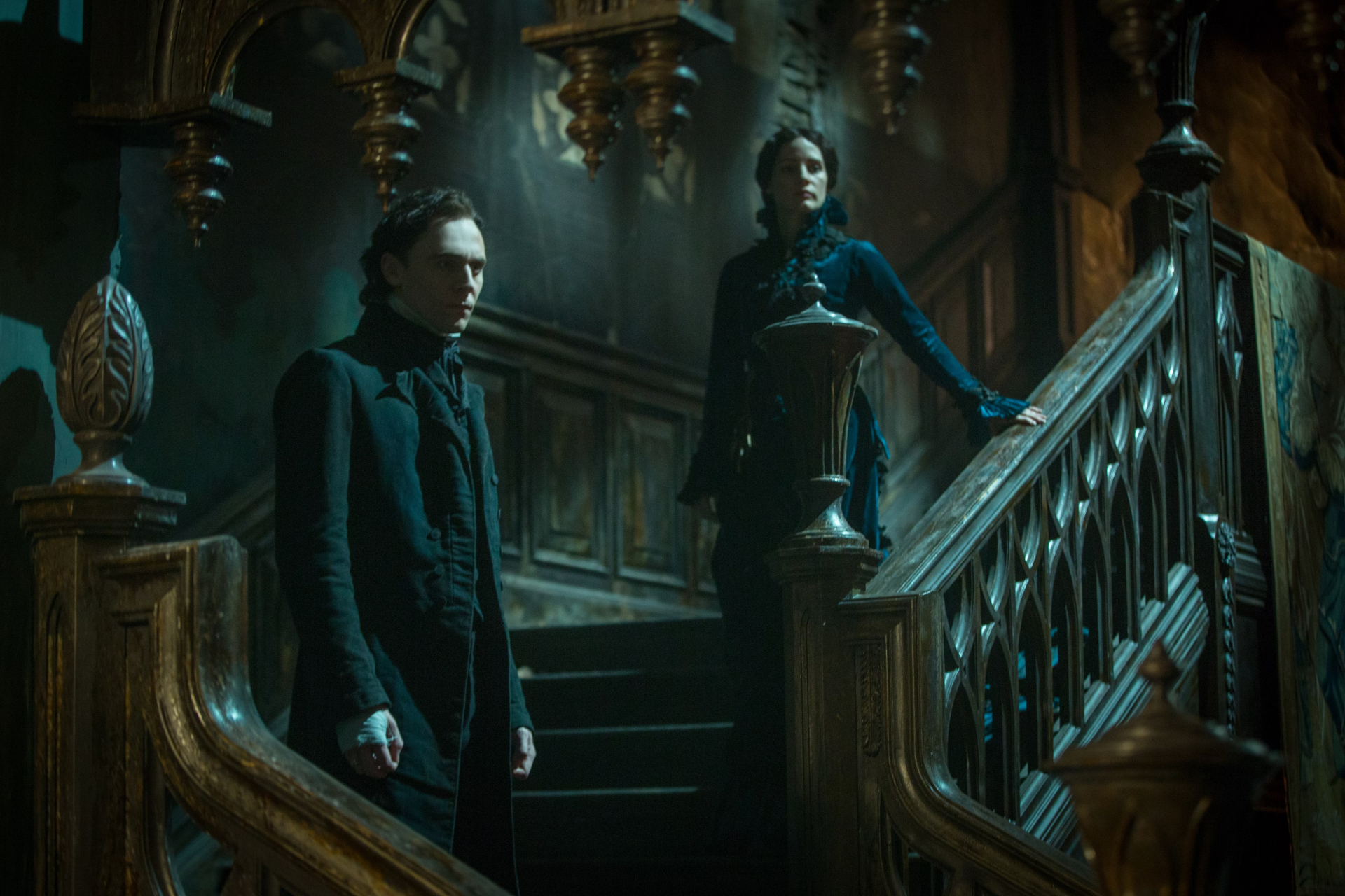 Download Jessica Chastain Tom Hiddleston Movie Crimson Peak 4k Ultra HD Wallpaper