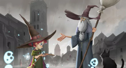 fantasy wizard HD Desktop Wallpaper | Background Image