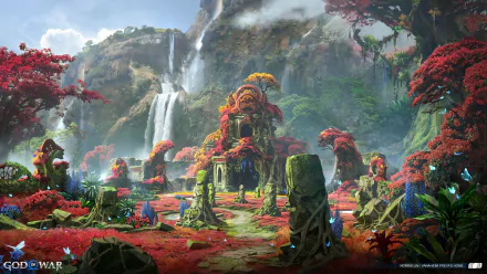 video game God of War: Ragnarök HD Desktop Wallpaper | Background Image