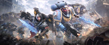 Space Marine video game Warhammer 40k HD Desktop Wallpaper | Background Image