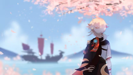 Kaedehara Kazuha (Genshin Impact) video game Genshin Impact HD Desktop Wallpaper | Background Image